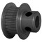 B&B Manufacturing 25-2P06-6FA3, Timing Pulley, Aluminum, Clear Anodized,  25-2P06-6FA3 - alternate 1